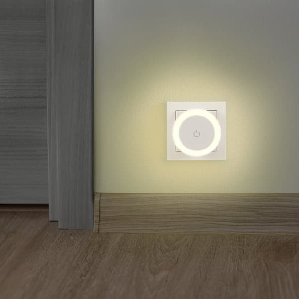 Hama LED-yövalo Kosketuskytkin pistorasiaan, kosketuspainike, lämmin valo (00223495)
