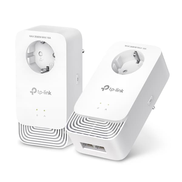 TP-Link PG2400P KIT PowerLine nätverksadapter 1428 Mbit/s Integrerad Ethernet-port Vit 2 stycken (PG2400P KIT) Vit