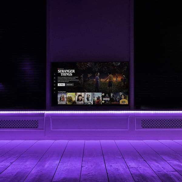 Hombli Smart LED Strip RGB – 5 metriä – valkoinen ja värillinen valo – RGB – Ohjaus sovelluksella tai äänellä – WiFi