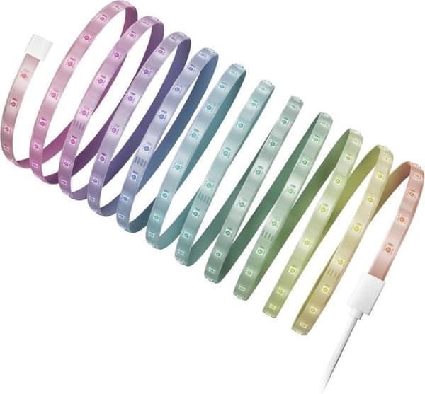 Hombli Smart LED Strip RGB – 5 metriä – valkoinen ja värillinen valo – RGB – Ohjaus sovelluksella tai äänellä – WiFi