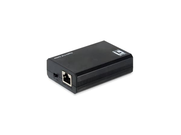 LevelOne Gigabit IEEE802.3bt PoE-delare - IEEE 802.3af - IEEE 802.3at - IEEE 802.3bt - 10/100/1000Base-T(X) - Svart - Kina - 12V - 24V - 6000 W (POS-5