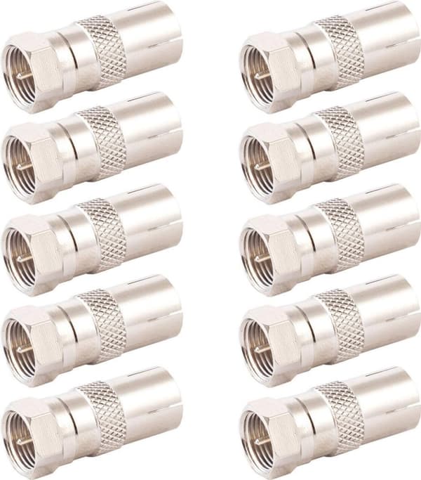 S/CONN maksimale tilslutningsmuligheder IEC-stik på F-stik SET10x (85321-SET10)