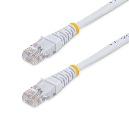 15M CAT5E WHITE MOLDED RJ45 UTP