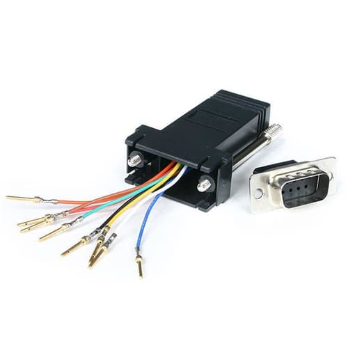DB9 TO RJ45 MODULAR ADAPTER M/F