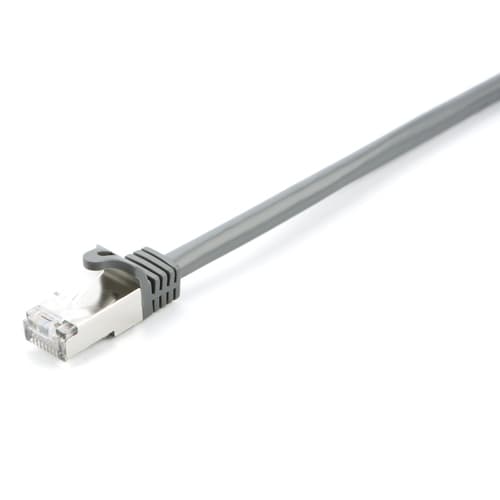 CAT6 ETHERNET GREY STP 1M/RJ45 100 COPPER SNAGLESS