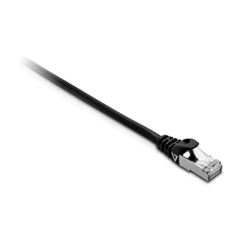 CAT7 FSTP 1M BLACK RAW PATCH/CABLE RJ45 W/ METAL SHIELDED