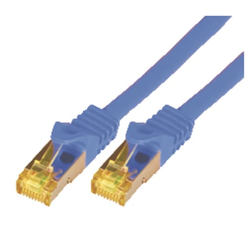 CAT7 SFTP RJ45 LSZH 1M BLUE/10GBIT RAW PATCH CABLE