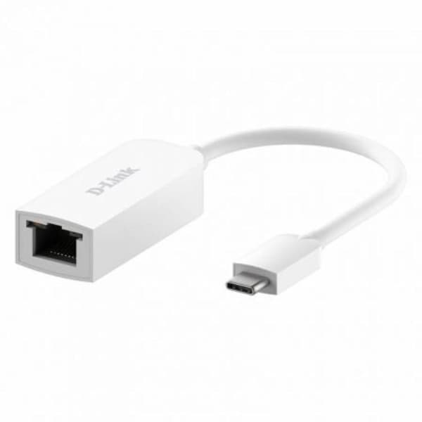 D-Link | USB-C to 2.5G Ethernet Adapter | DUB-E250 Hvid