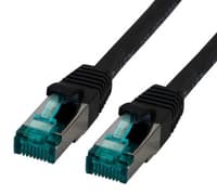 CAT6A SFTP RJ45 LSZH 20M BK/10GBIT PATCH CABLE CU SHIELDED