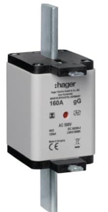 Hager LNH3160MK sikring NH3C 160A 500V gG MKen. S-fri