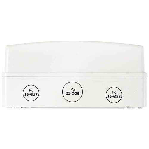 Sygonix SY-5491852 lille fordeler overflademonteret antal opdelinger = 8 antal rækker = 1 indhold 1 stk.