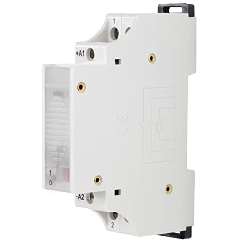 REV 0505450555 Knap, impulskontakt til valgfrit antal knapper, 230V, 16A, grå