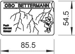 OBO Bettermann Vertr magnetkort PCS (VE10) (5091438)