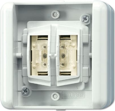 Jung KNX-knapp BA 2f. Knappläge 8472.01 LEDW (8472.01LEDW)