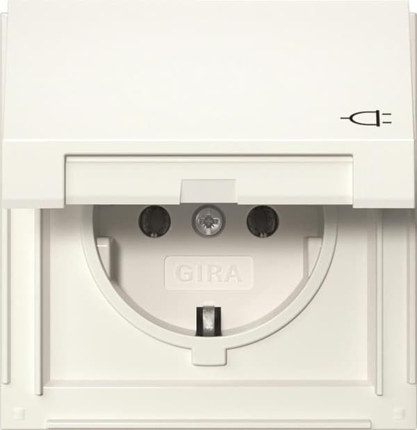 GIRA 445466 SCHUKO KD Gira TX_44 ren hvid (445466)
