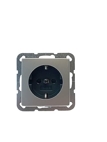 GIRA 4453600 SCHUKO SH System 55 rostfritt stål (4453600)