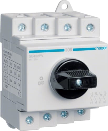Hager DC afbryderafbryder SB432PV (SB432PV)