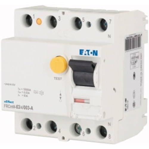170334 FI-switch, 63A, 4p, 30mA, typ A EATON FRCMM-63/4/003-A