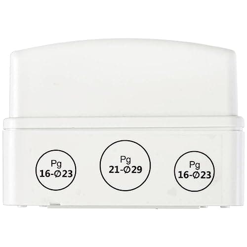 Sygonix SY-5491850 lille fordeler overflademonteret Antal opdelinger = 4 Antal rækker = 1 Indhold 1 stk.