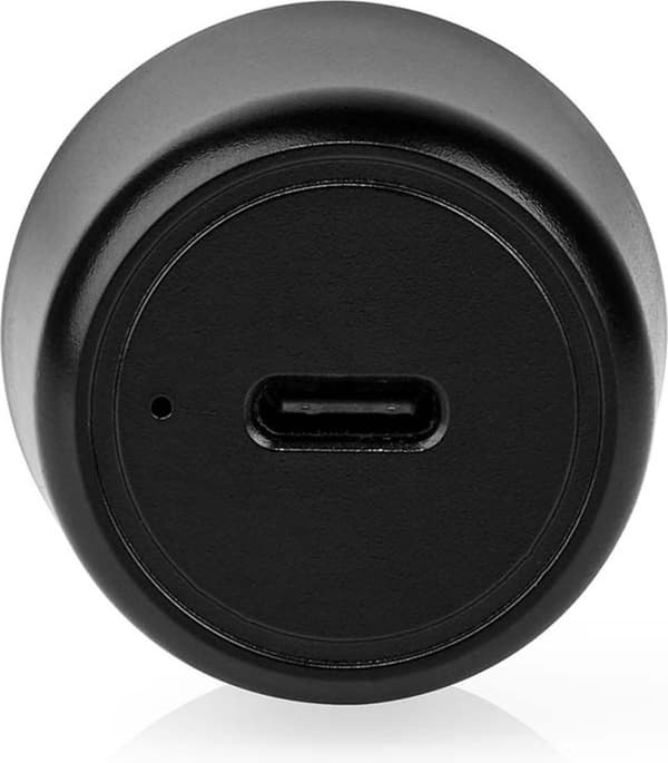 Nedis biloplader 30 W 2,0 / 3,0 A - antal udgange: 1, porttype: USB-C™, automatisk spændingsvalg Sort