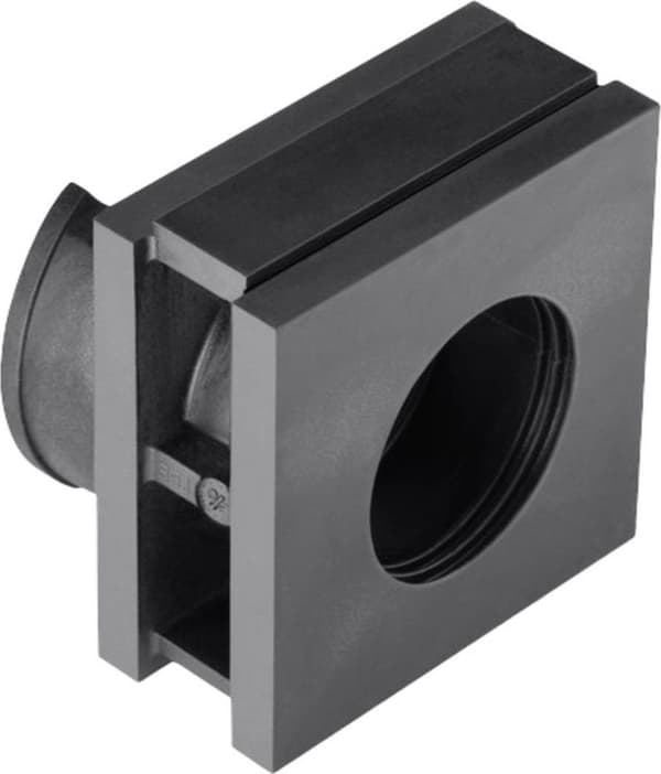 HellermannTyton VP-L_25-26_Ins-sgl-PL-BK Enkelt gennemføring Halogenfri TPE Sort 1 stk.