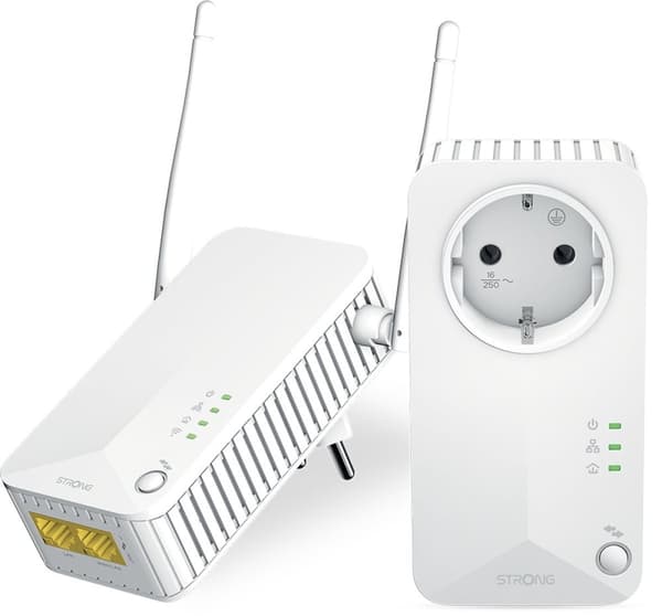 Stark Powerline 600 Duo EU V2 - Wi-Fi - 600 MBit/s