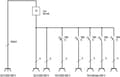 Miniatyrbillede 3 af 3: Brennerstuhl 1154900011 Power Distribution Unit (PDU) 7 AC-udtag hvid (1154900011)