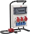 Miniatyrbillede 1 af 3: Brennerstuhl 1154900011 Power Distribution Unit (PDU) 7 AC-udtag hvid (1154900011)