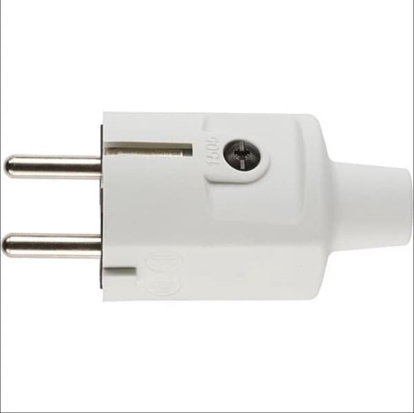 ABL PVC SCHUKO stik 100000046 TPE grå IP20 type 1505 20 (100000046)