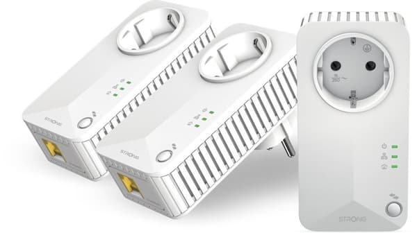 Stærk Powerline 600 triple EU V2 - Ikke Wi-Fi - 300 MBit/s 2,4 GHz