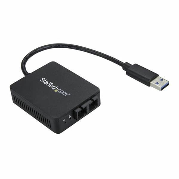 Single Mode medie-konveteringsenhed Startech US1GA30SXSC Sort