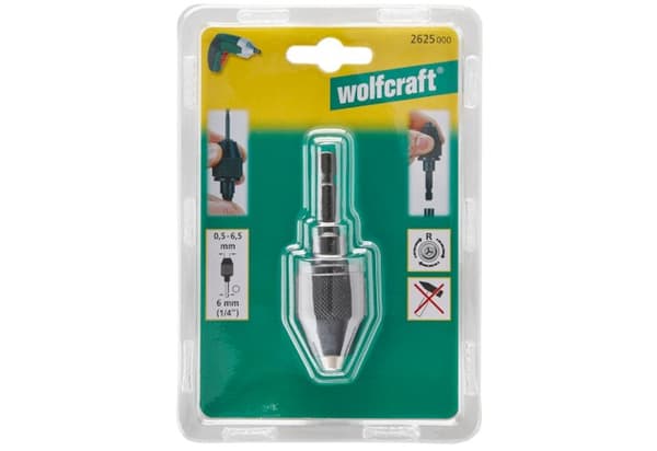Wolfcraft Snabbborrchuck 0,5-6,5 mm