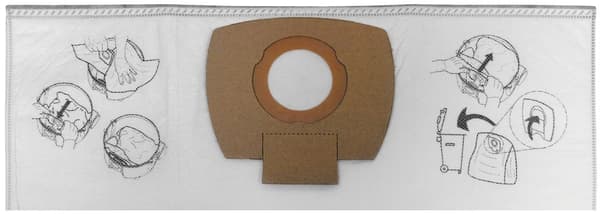 MAKITA NON-WOVEN TASKER TIL VC2512L/VC2010L/VC2511 5 stk.