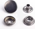 Miniatyrbild 1 av 2: inslagstryckknappar gammal nickel typ 4-7 - antracit - 15 mm - inslagstryckknappar - 12 tryckknappar
