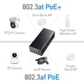 Miniatyrbild 3 av 6: cudy POE300 PoE-injektor 1 GBit/s IEEE 802.3at (25.5 W), IEEE 802.3af (12.95 W) (POE300)
