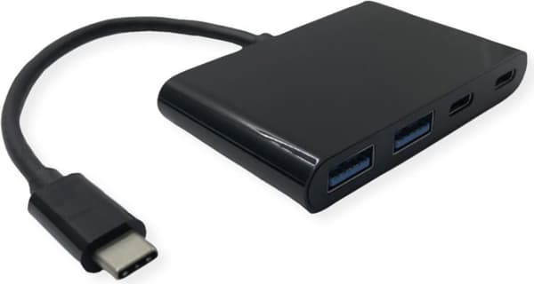 VALUE USB 3.2 Gen 1 Hub, 4x (2x A+ 2x C), anslutningskabel av typ C (14.99.5041)