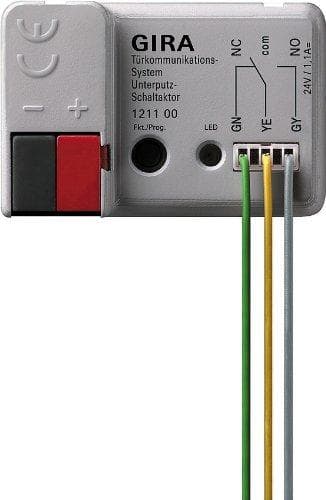 Gira 121100 dørkommunikation planmonteret skifteaktuator