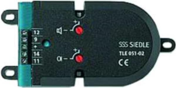 Siedle TLE 051-02 - højttalermodul - sort - Siedle - CE - 124 mm - 31 mm (200043874-00)