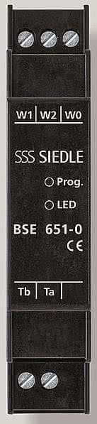 Siedle&Söhne buskoblingsenhed sort DIN-skinne BSE 651-0 (210007486-00)