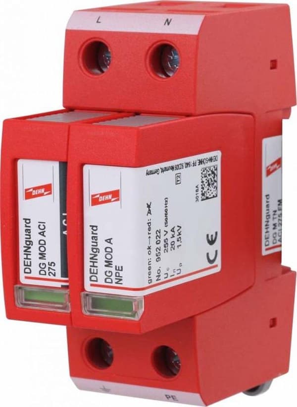 Dehn 952220 DG M TN ACI 275 FM ÜS Abl. Type 2 DEHNguard M 2p 275V ACI (952220)