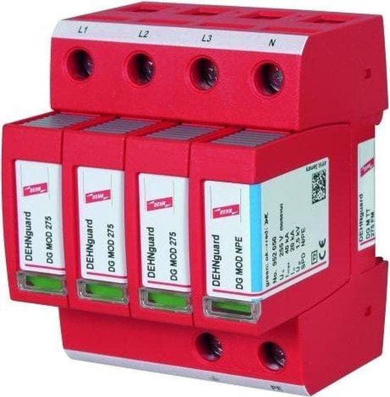 DEHN DG M TT 275 FM 230 - 400V Rød spændingsbeskyttelse (952315)