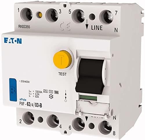 EATON PXF-63/4/03-B RCD, 63A, 4p, 300mA, Type B (300303)