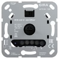 Gira rumtemperaturregulator 230V åbnerindsats 247000 (247000)