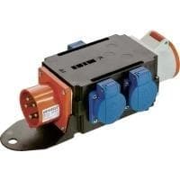 AS Schwabe 60520 MIXO adapter 400V "BRIGACH" 16 A 1 CEE plug 16 A, 5-pin 400 V IP44 (60520)