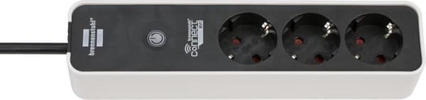 Brennenstuhl Connect Ecolor Smart Socket - 3-vejs - Styres via app