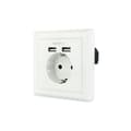 Miniatyrbillede 1 af 4: Vægstik med 2 USB-porte NANOCABLE 10.35.0010 5V/2.4A 5 V 2,4 A