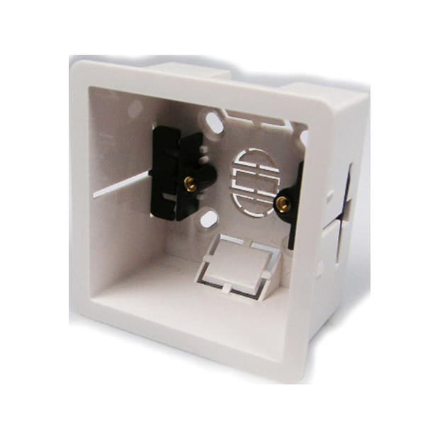 Dencon 1 Gang Dry Lining Box White 47mm