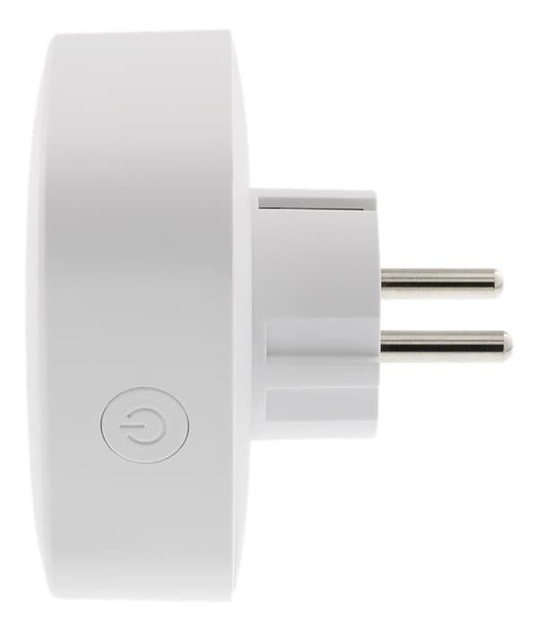 DELTACO Smart hjemmebryter, WiFi, energimåler, hvit