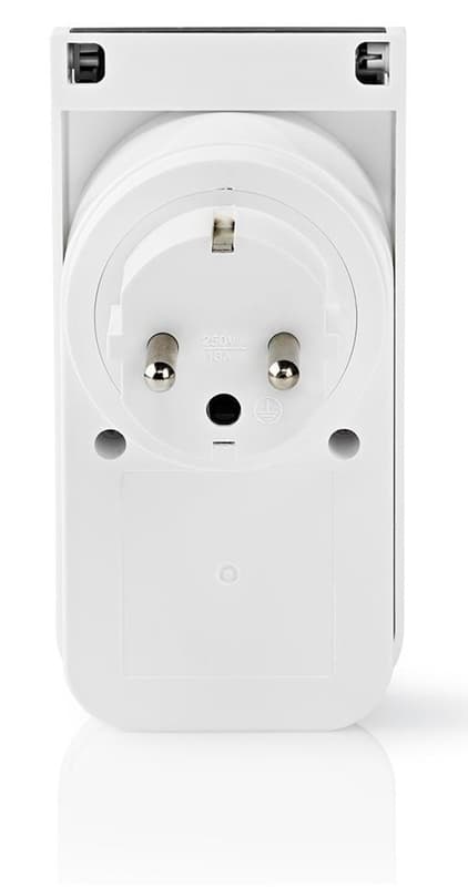 Nedis SmartLife Älypistorasia | Wi-Fi | IP44 | Virtamittari | 3680 W | Maadoitettu virtaliitin / Tyyppi F (CEE 7/7) | -30 - 40 °C | Android™ / IOS | H