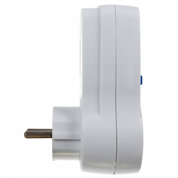 Timer for stikkontakter - 3 680 W - Hvit